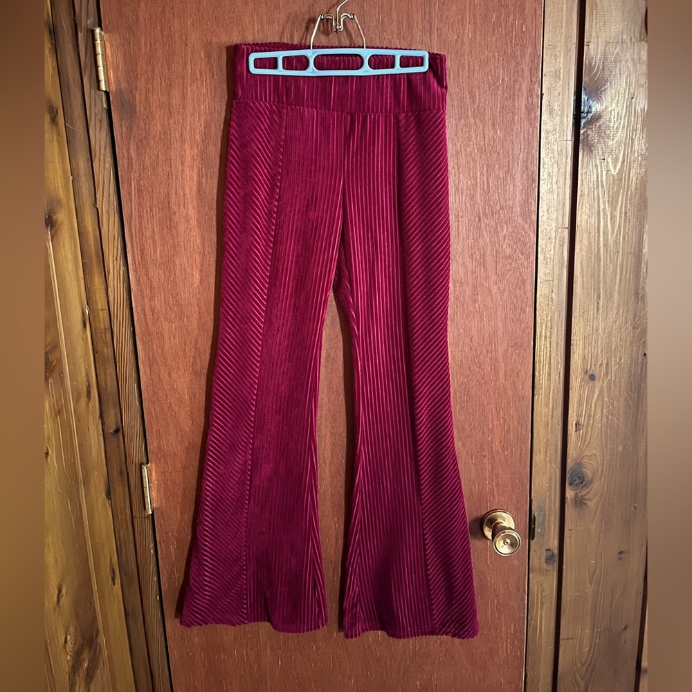 No Boundaries Corduroy Bellbottom Leggings